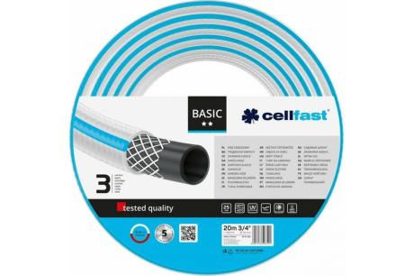 Купить 15.1.Шланг садовый Cellfast Basic 3/4" 20м 10-420 454129 67799 фото №1