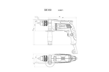 Купить Дрель Metabo SBE 650   600671000 фото №3