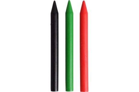 Купить Набор разметочных карандашей Archimedes 3 штуки  зеленый  черный  красный 90174 фото №1