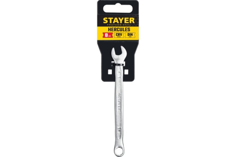 Купить STAYER  HERCULES  8 мм  Комбинированный гаечный ключ  27081-08 фото №3